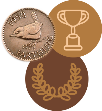 Farthing coin